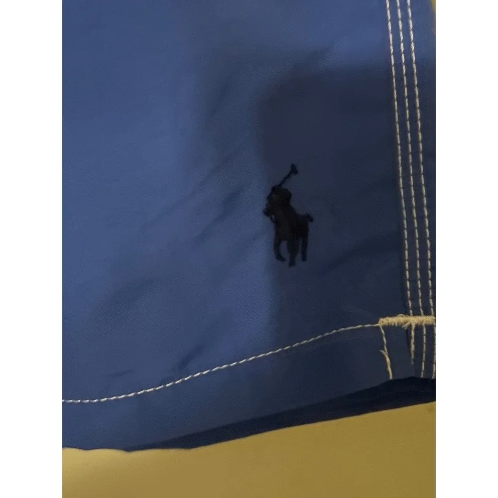 Polo Ralph Lauren Men's Royal Blue Cargo Swim Trunks ‎ XL Beach Resort Vacation